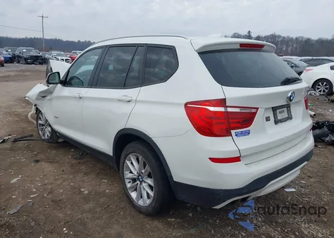 2016 BMW X3 xDrive28I from USA, damaged, VIN 5UXWX9C59G0D86902